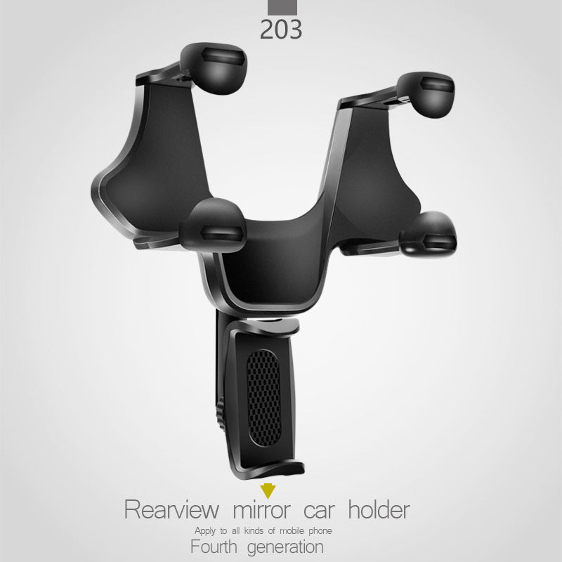 vroomtech™ rearview mirror car phone holder (universal mount)