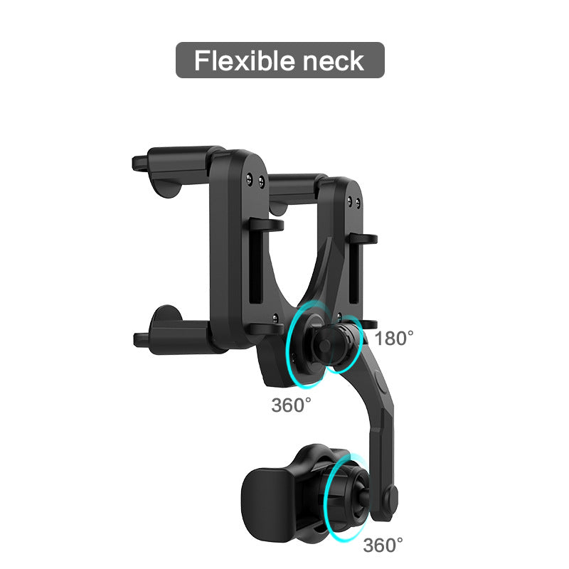 vroomtech™ rearview mirror car phone holder (universal mount)