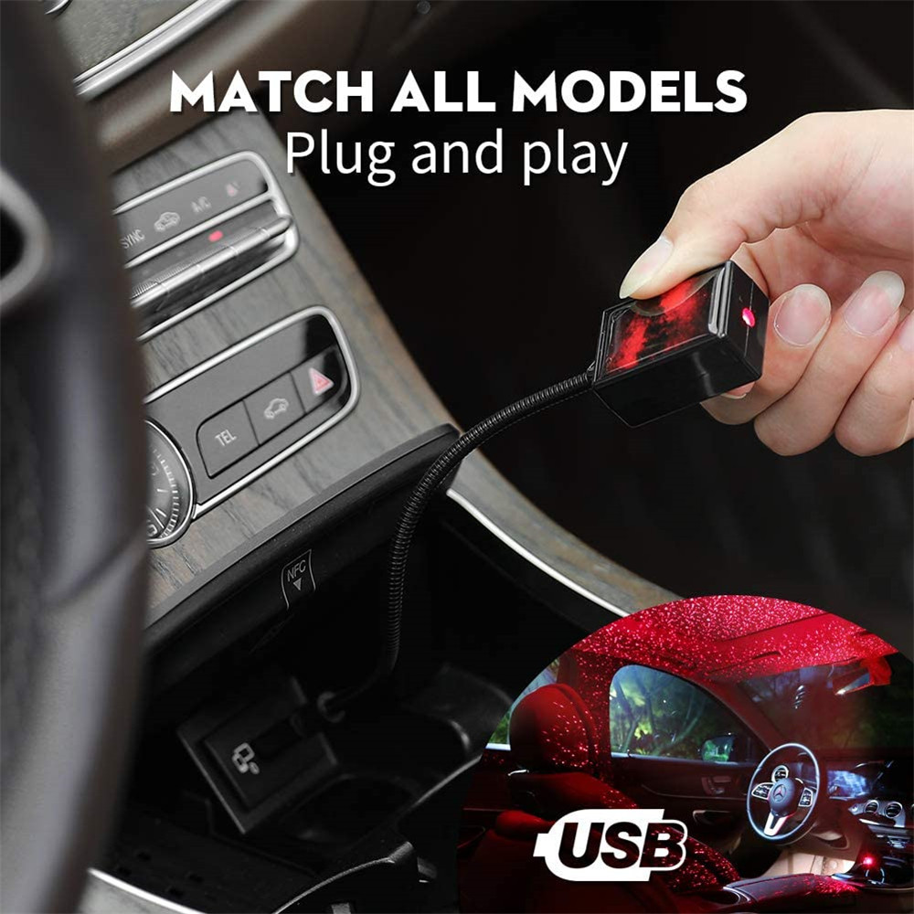 vroomtech™  Car roof Star Lights Interior Mini LED projector