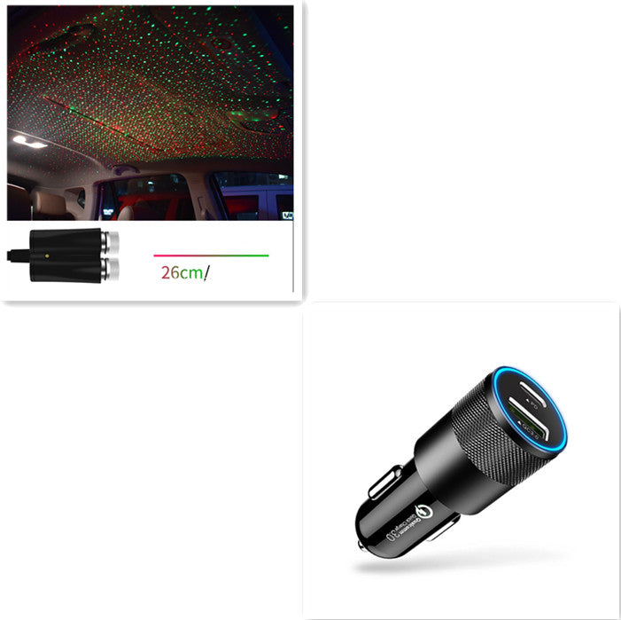 vroomtech™  Car roof Star Lights Interior Mini LED projector